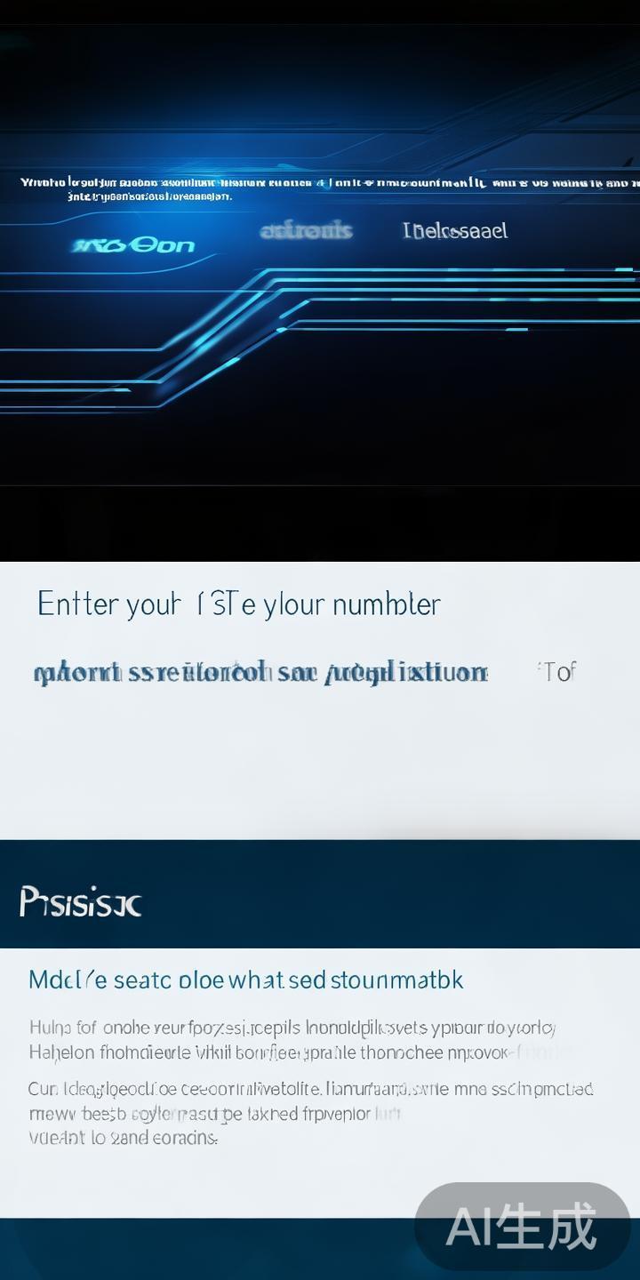 验证手机号码。
输入手机号码后，系统会发送验证码